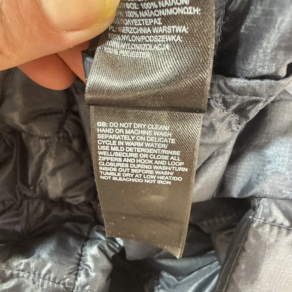The North Face ThermoBall Eco Jacket Insulated Quilted Mens Large Blue Outdoor